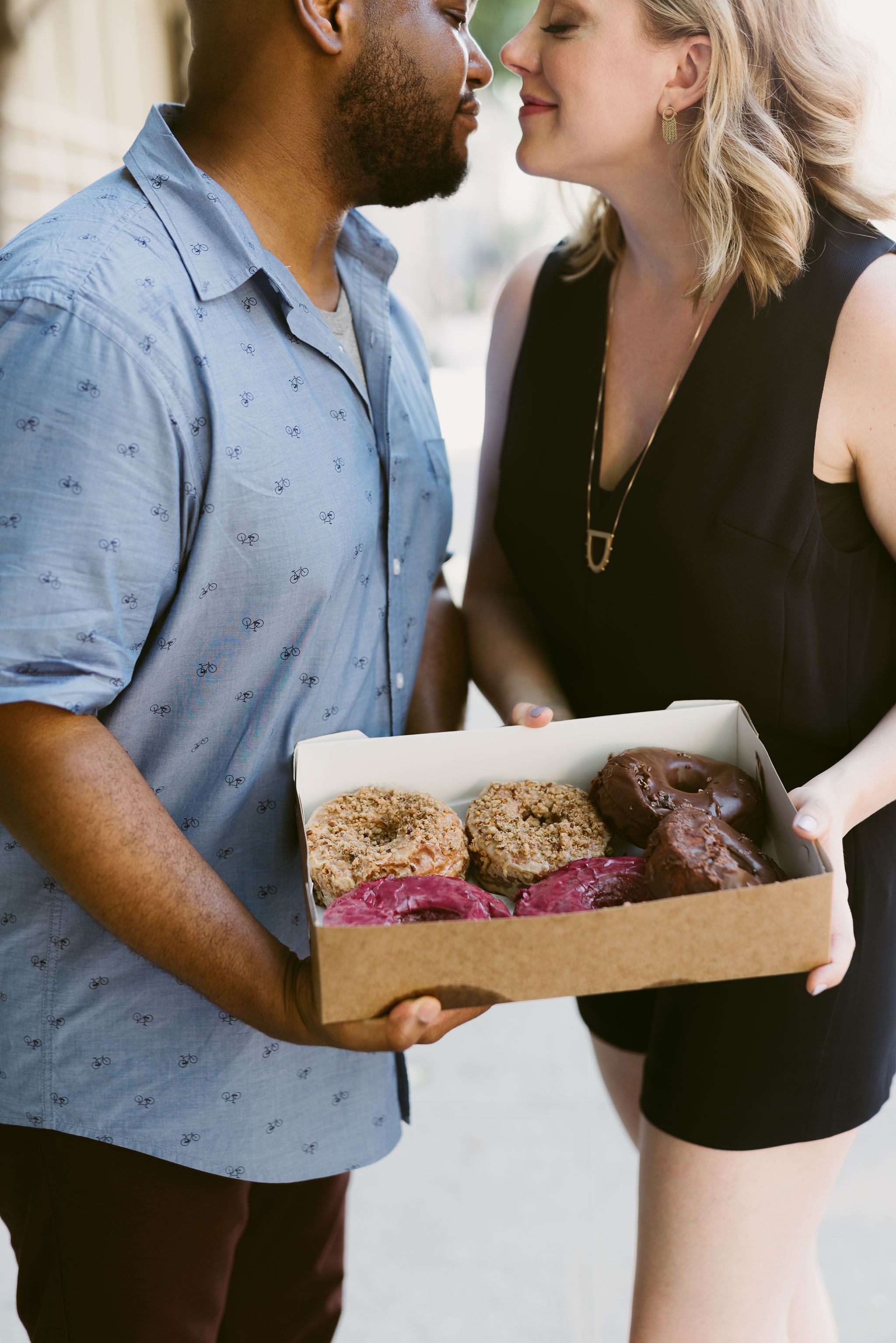 dough donuts engagement photos long island city