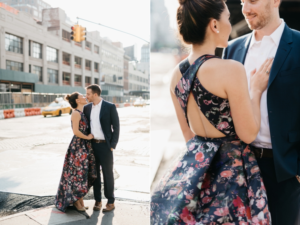 meatpacking district engagement photos