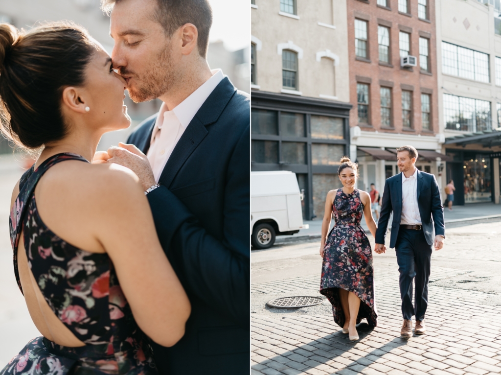 meatpacking district engagement photos