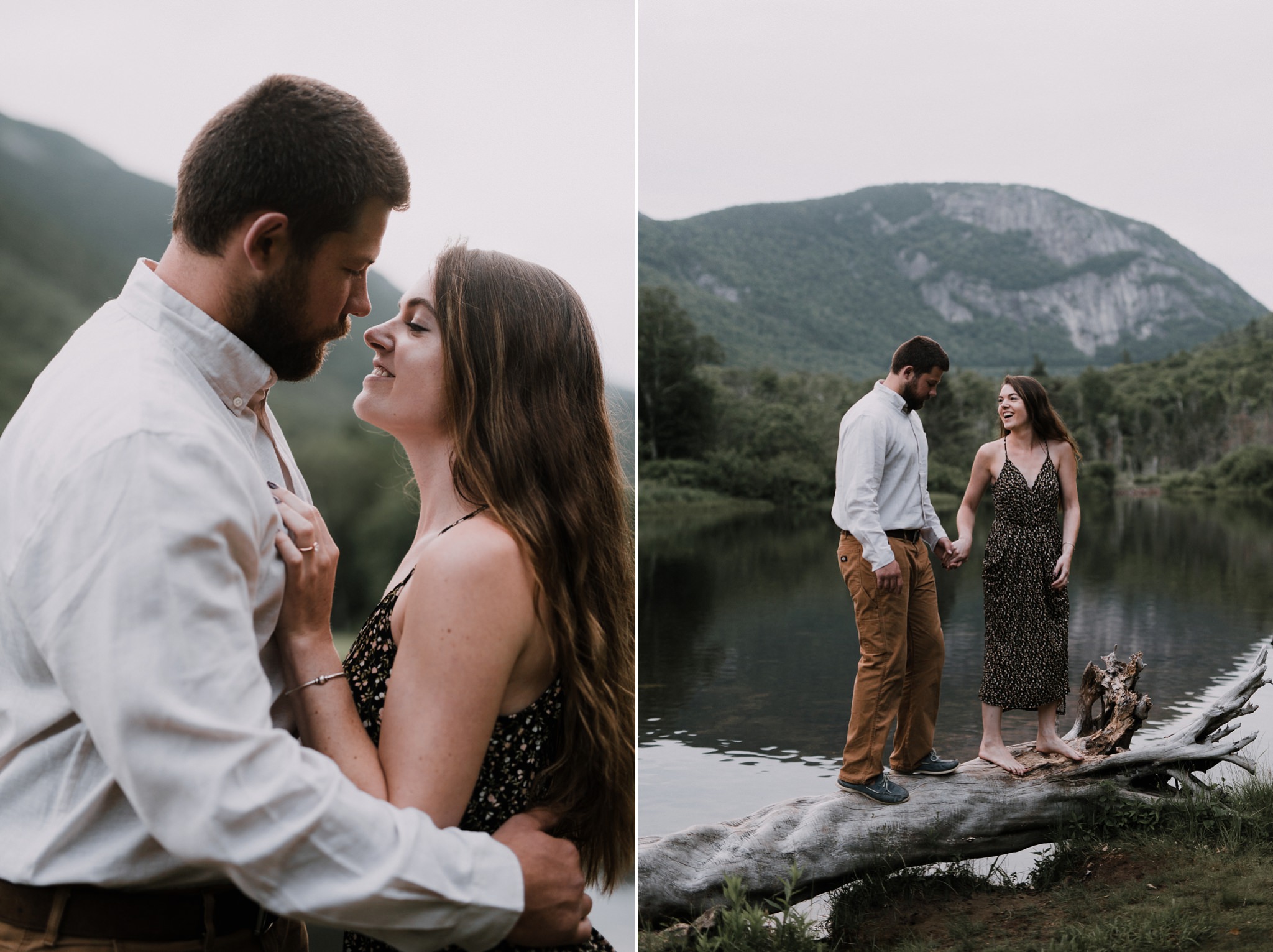 crawford notch engagement photos white mountains wedding photographer nh willey house