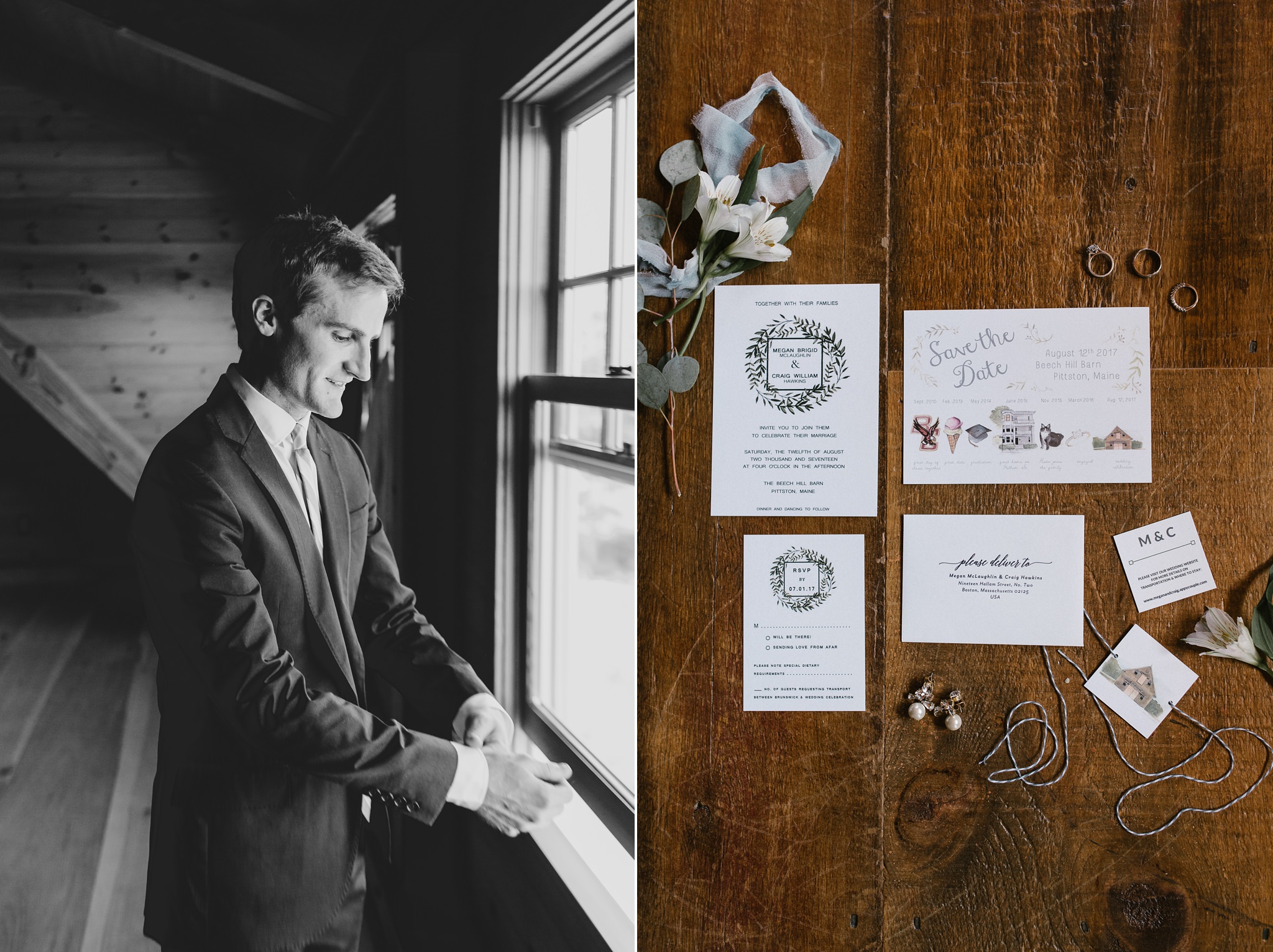 beech hill barn wedding invitations
