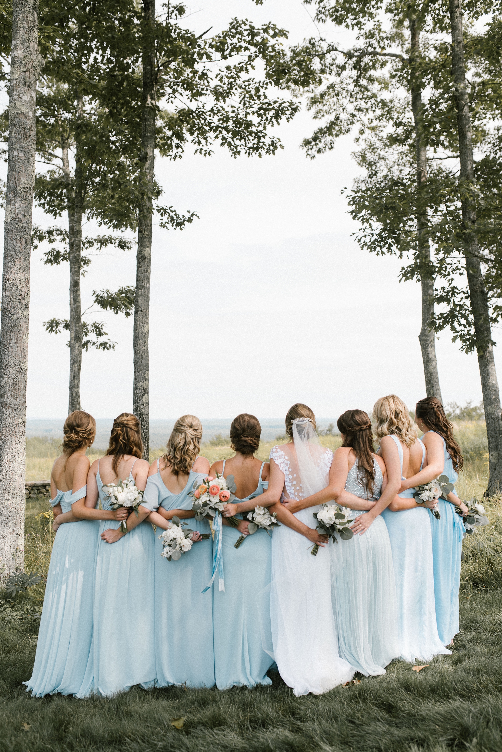 beech hill barn wedding bridesmaids